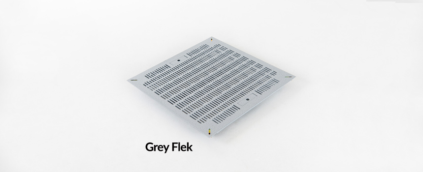 Triad Slotted Panel Grey Flek