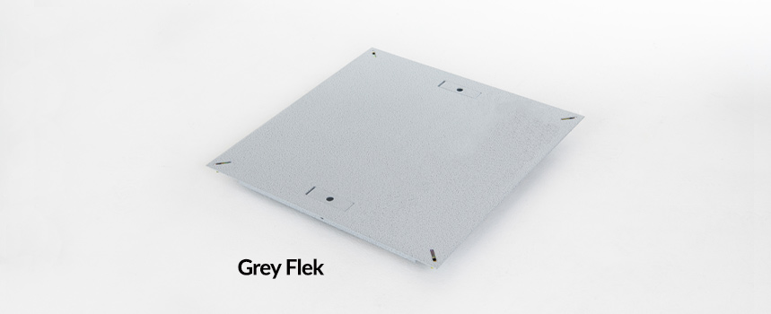 Triad Steel Solid Raised Floor Panel Grey Flek